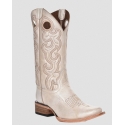 Corral Boots® Ladies' Pearl Embroidered Square Toe