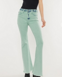 Kancan® Ladies' Hi Rise Mint Flare Jean