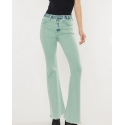 Kancan® Ladies' Hi Rise Mint Flare Jean