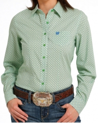 Cinch® Ladies' Performance LS Button Print