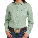 Cinch® Ladies' Performance LS Button Print