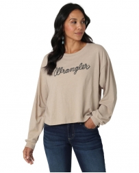 Wrangler® Ladies' Long Sleeve Graphic Tee