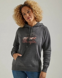 Wrangler® Ladies' Running Horse Logo Hoodie