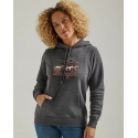 Wrangler® Ladies' Running Horse Logo Hoodie