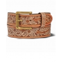 Justin® Boots Men's Tan Natural Floral Belt