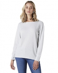 Wrangler® Ladies' Waffle Knit LS Shirt