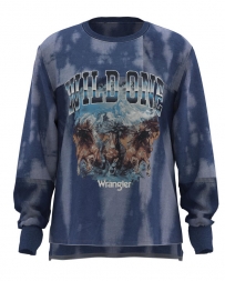 Wrangler® Ladies' L/S Wild One Graphic Tee