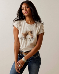 Ariat® Ladies' Caballo Logo SS Tee