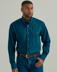 Wrangler® Men's GS LS 1 Pocket Button Solid