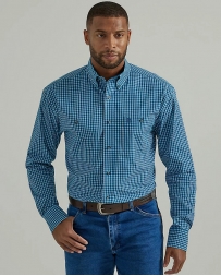 Wrangler® Men's GS LS 2 Pocket Button Plaid