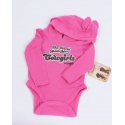 Wrangler® Girls' Infant Onesie With Hood
