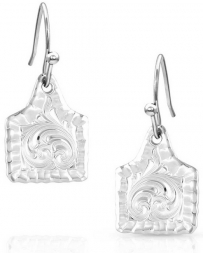 Montana Silversmiths® Ladies' Cow Tag Earring