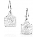 Montana Silversmiths® Ladies' Cow Tag Earring