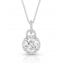 Montana Silversmiths® Ladies' Lock & Key Crystal Necklace