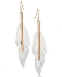 Montana Silversmiths® Ladies' Feathers Descend Earrings