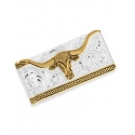 Montana Silversmiths® Two Tone Longhorn Money Clip