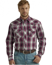 Wrangler® 20X® Men's Adv Comfort LS Plaid Shirt