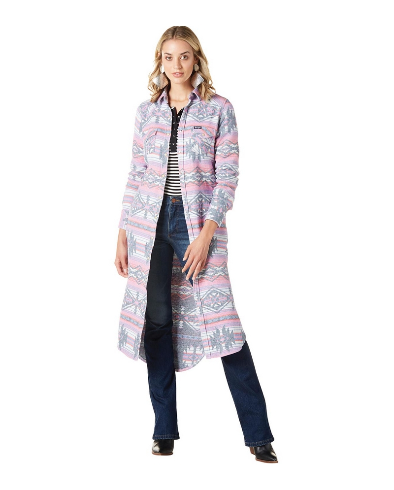 Wrangler® Ladies' Aztec Long Duster Dress - Fort Brands