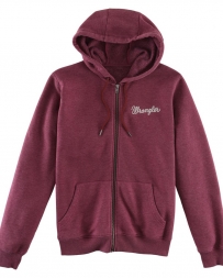 Wrangler® Ladies' Back Logo Zip Up Hoodie