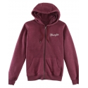 Wrangler® Ladies' Back Logo Zip Up Hoodie