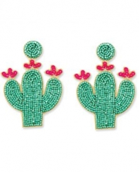 Myra Bag® Ladies' Cactus Joy Beaded Earrings