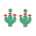Myra Bag® Ladies' Cactus Joy Beaded Earrings