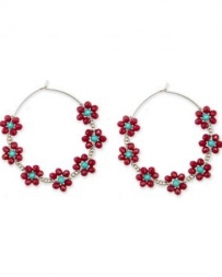 Myra Bag® Ladies' Circle Of Flowers Earrings