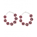 Myra Bag® Ladies' Circle Of Flowers Earrings