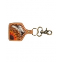 Myra Bag® Desert Bloom Tooled Key Fob