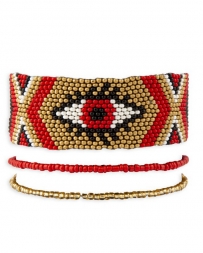Myra Bag® Ladies' Eye In The Sky Beaded Bracelet
