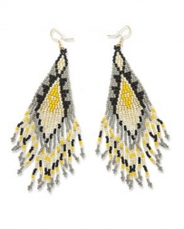 Myra Bag® Ladies' Feather Spirit Beaded Earrings