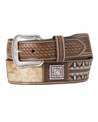 M&F Western Products® Men's Floral Embossed Hair On Belt
