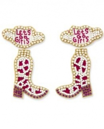 Myra Bag® Ladies' Let's Go Girls Beaded Earrings
