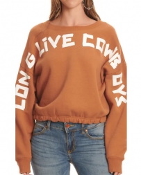 Wrangler Retro® Ladies' Long Live Cowboys Sweatshirt