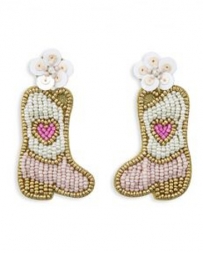 Myra Bag® Ladies' Love My Boots Beaded Earrings