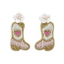 Myra Bag® Ladies' Love My Boots Beaded Earrings