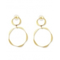 Myra Bag® Ladies' Minesmith Gold Tone Earrings