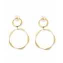 Myra Bag® Ladies' Minesmith Gold Tone Earrings