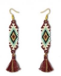 Myra Bag® Ladies' Of Times Spoken Beaded Earrings