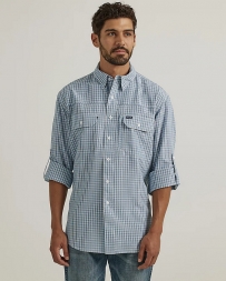 Wrangler® Men's Performance LS Button Plaid