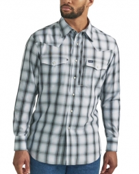 Wrangler® Men's Performance LS Snap Plaid