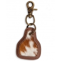 Myra Bag® Pony Brook Brown Key Fob