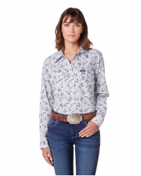 Wrangler Retro® Ladies' Long Sleeve Print Shirt