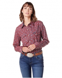 Wrangler Retro® Ladies' Long Sleeve Print Shirt