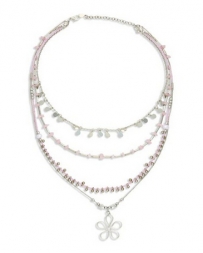 Myra Bag® Ladies' Rose Quartz Multi Strand Necklace