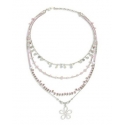 Myra Bag® Ladies' Rose Quartz Multi Strand Necklace