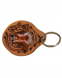 Myra Bag® Steer Trail Tooled Key Fob