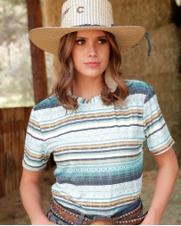 Cruel® Ladies' Serape Stripe Tee