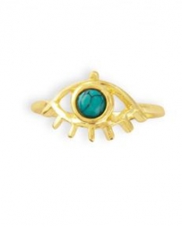 Myra Bag® Ladies' Theia Eye Gold Tone Ring