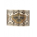 Myra Bag® Ladies' Thunder Hawk Etched Cuff Bracelet